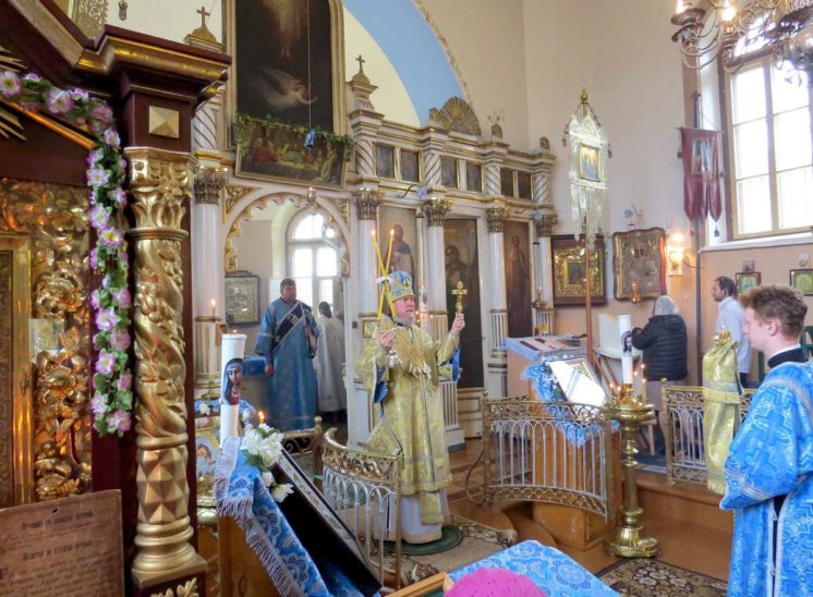 Estonia 21 September 2020 Alayye-Lake Peipus. Church of the Nativity of the Most Holy Theotokos