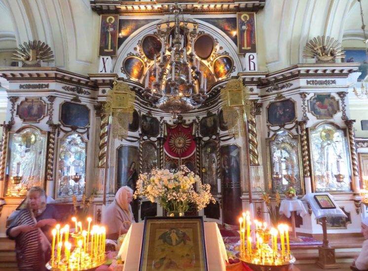 Estonia On August 19 2020 the Festive Divine Liturgy of the Transfiguration of the Lord in the church of the VIC.Catherine of Pärnu