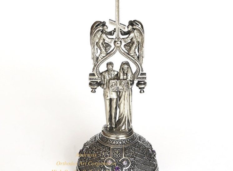 Russian Orthodox Bell – God’s Blessing. White Bronze. Engraving Casting Handmade in Russia