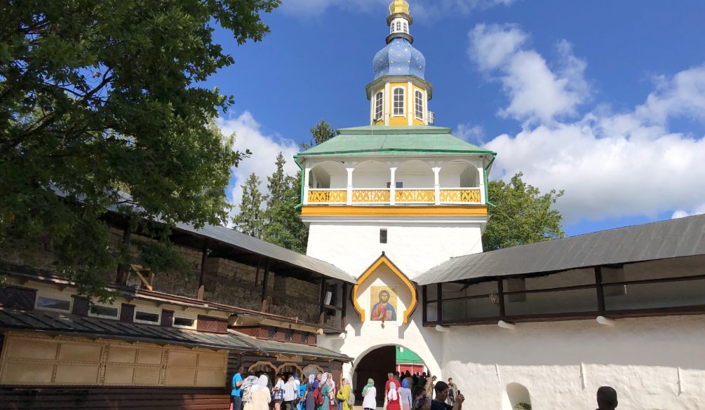 Россия Свято-Успенский Псково-Печерский мужской монастырь 24 августа 2019 год