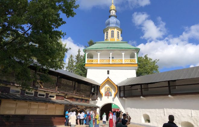 Россия Свято-Успенский Псково-Печерский мужской монастырь 24 августа 2019 год