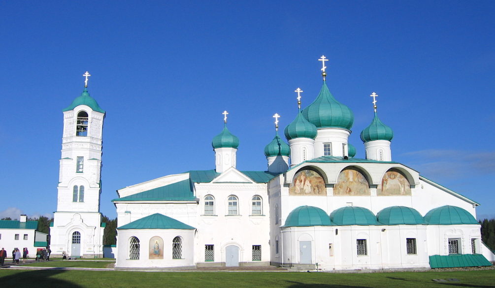 Россия Cвято-Троицкий Александра Свирского мужской монастырь 5-9 июня 2009 года