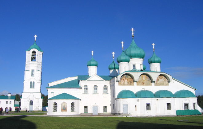 Россия Cвято-Троицкий Александра Свирского мужской монастырь 5-9 июня 2009 года