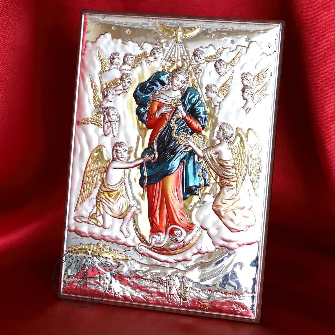 About the Icon Of Mary Untier the Knots. Buy The Quality Replica Of The Baroque Painting Online