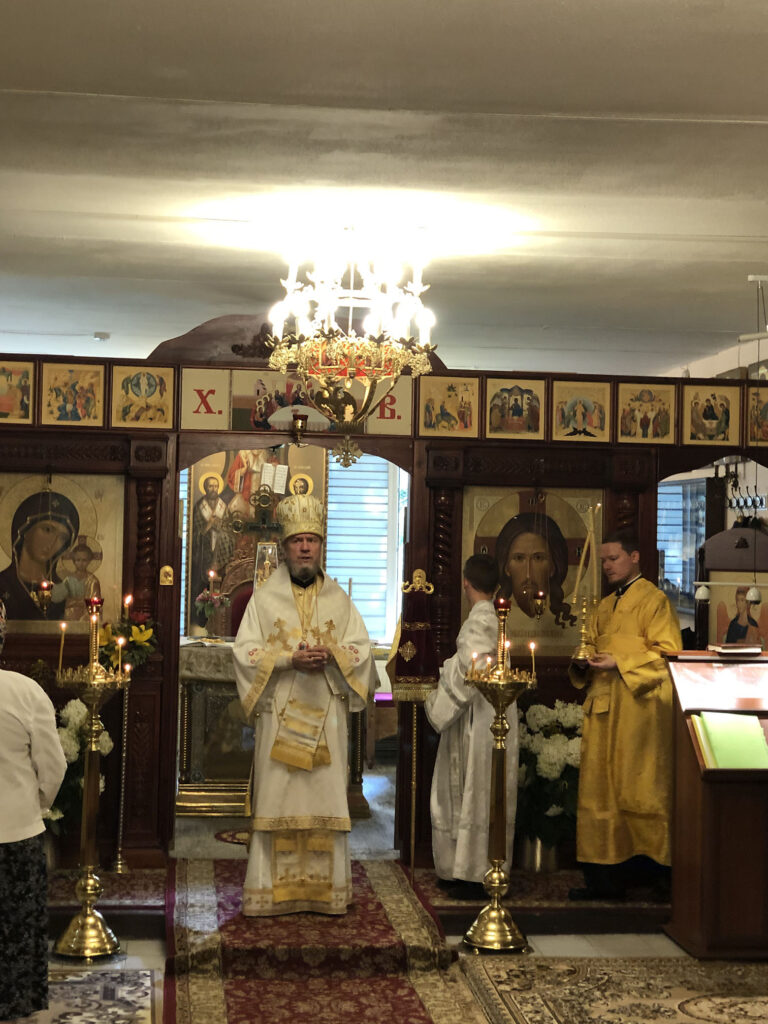 July 28, 2026. Festal Divine Liturgy at the Church of Grand Prince Vladimir in Narva-Jõesuu.